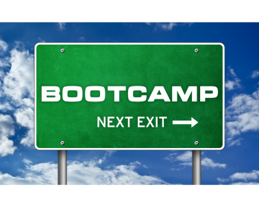 Boot camp sign