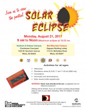 Solar eclipse flyer