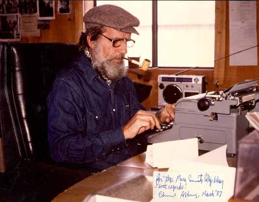 Environmental writer Edward Abbey, 1987