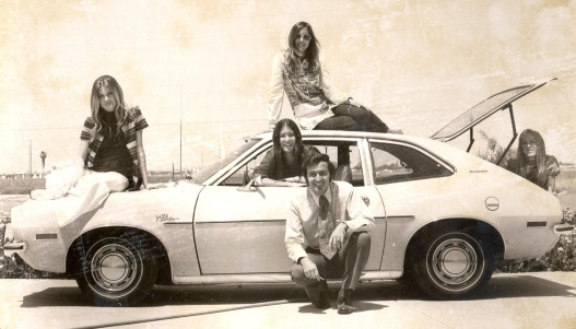 MCC students adorn a Ford Pinto