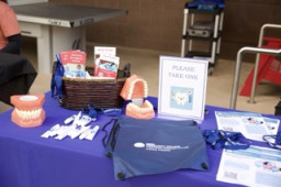 Dental Hygiene table at the finale on the Red Mountain Campus