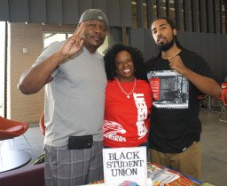 Black Student Union club members at Club Bash