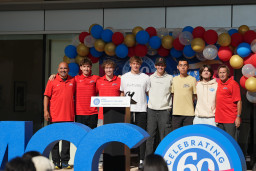 Group photo of Men's Cross Country team