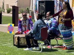 American Indian drummers