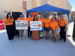 Students at Orange Shirt Day