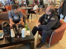 Coffee with a cop