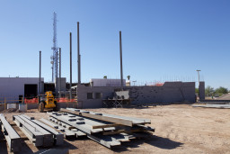 Construction of the Performing Arts Center