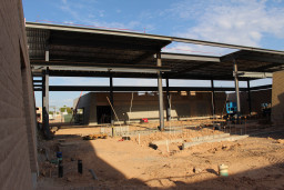 Building new roof for Student Lounge