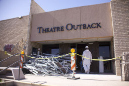 Theatre Outback under construction
