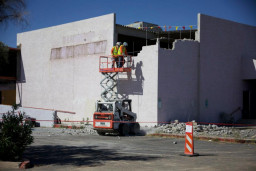 Demolition of the old Harkins Fiesta 5 Theatre