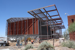 Building under construction at the Red Mountain Campus