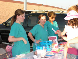 Dental Department Students at the Grand Opening of Loop 202