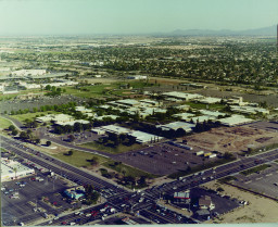 Aerial view of Southern & Dobson Campus, 1998