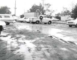 Parking lot at MCC, 1965