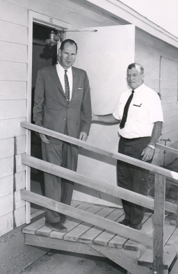 Arizona Governor Sam Goddard with MCC's John Riggs