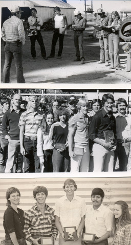 Participants and winners in the 7th annual Livestock Judging Contest, Southern & Dobson Campus