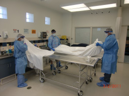 Mortuary Science students at the Phoenix-Mesa Gateway Center