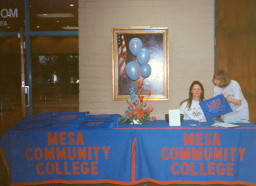 Student Center lobby, 1991, Southern & Dobson Campus