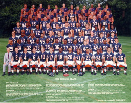 NFL Champion Chicago Bears team portrait, 1992