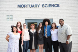 Mortuary Science students at the Phoenix-Mesa Gateway Center