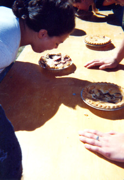 Pie eating contest, Southern & Dobson Campus