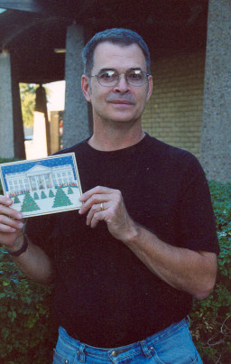 Ron Brimrose designs an ornament for the White House