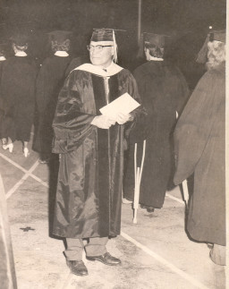 John Riggs at Commencement