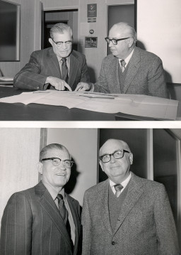 John Riggs with Chancellor John Prince