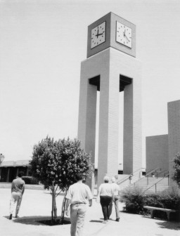 Completed Clock Tower, Southern & Dobson Campus