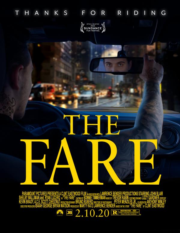 Poster design for a movie called "The Fare."