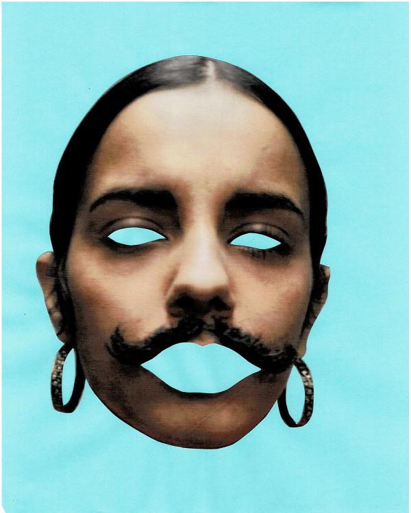 Collage of artist Ana Mendieta.
