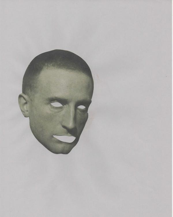 Collage of artist Marcel Duchamp.