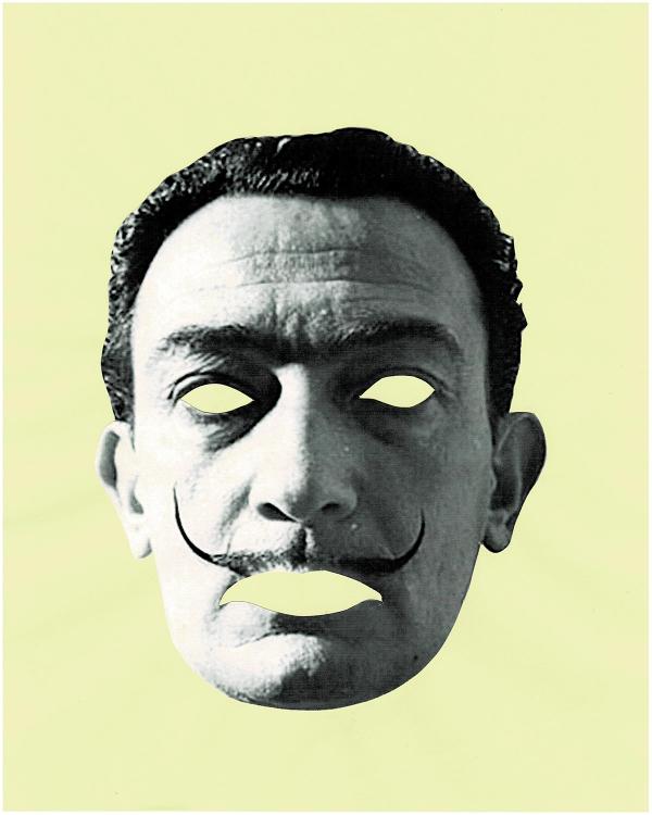 Collage of artist Salvador Dalí.