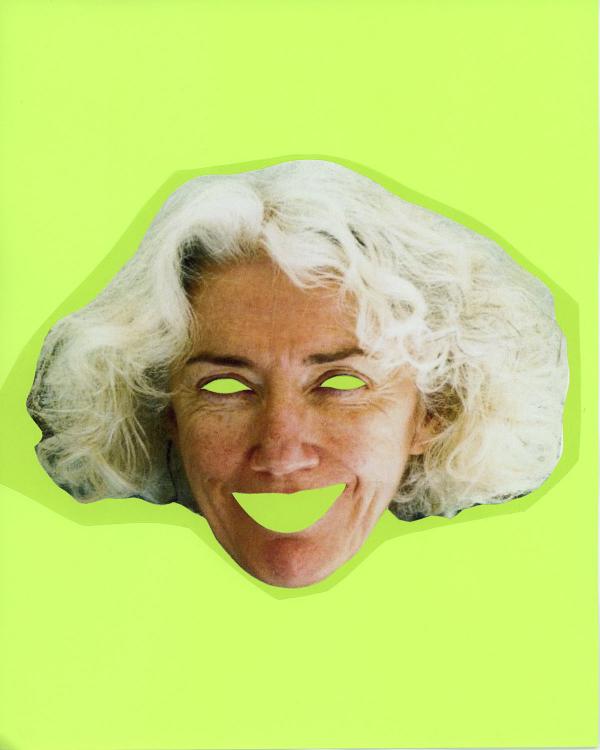 Collage of artist Elizabeth Murray.