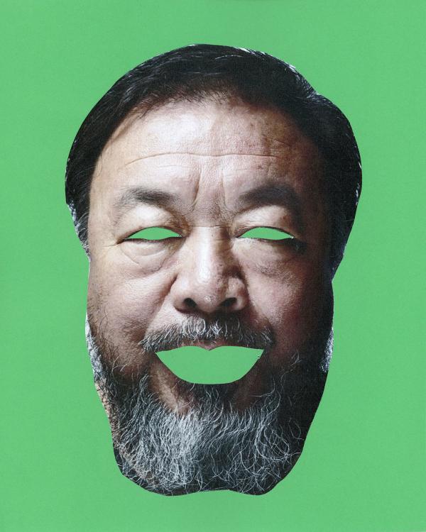 Collage of artist Ai Wei Wei