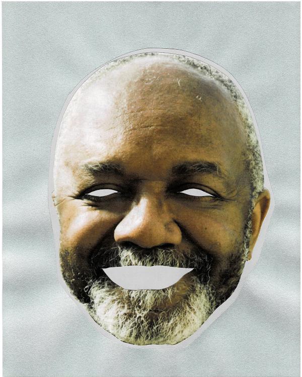 Collage of artist Kerry James Marshall.