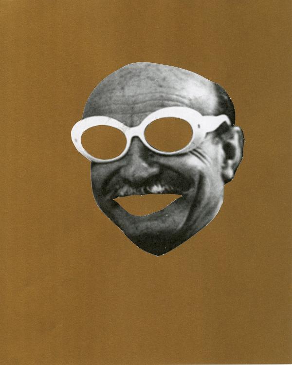 Collage of artist Lucio Fontana.