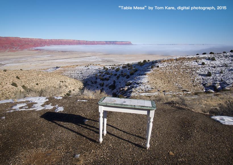 "Table Mesa" by Tom Klare, digital photograph, 2015