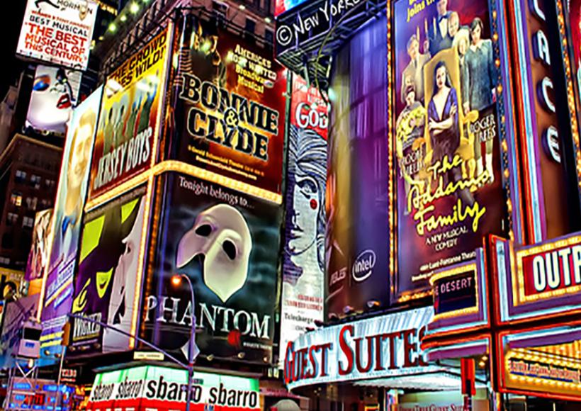 Broadway scene