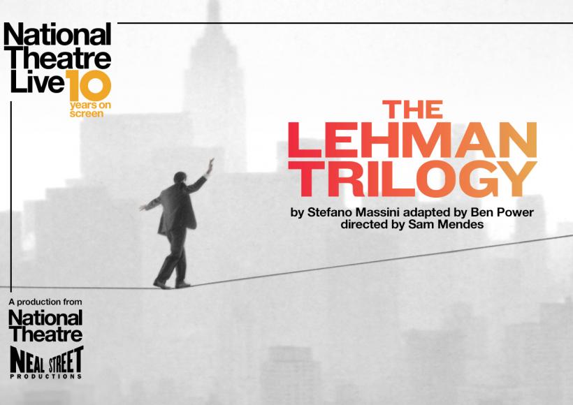 NT Live poster featuring man on a high wire