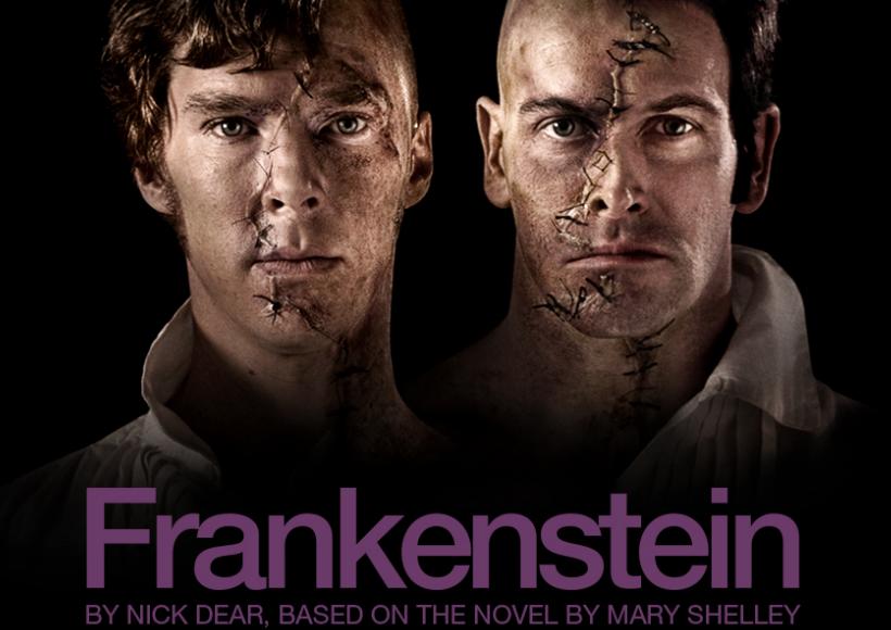 picture of Benedict Cumberbatch and Jonny Lee Miller as Frankenstein and The Creature
