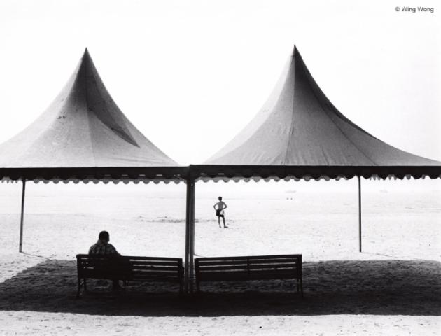 "By the Sea #65" by Wing Wong, silver gelatin print, 2012