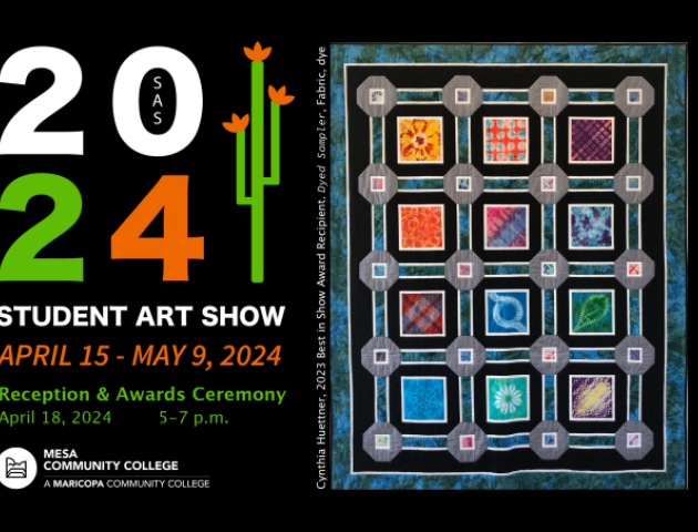 2024 Student Art Show April 15-May 9, 2024 Reception & Award Ceremony April 18, 2024 5-7 pm