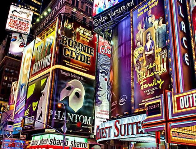 Broadway scene