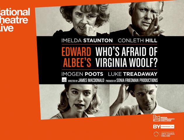 Who's Afraid of Virginia Woolf? Poster featuring all 4 actors
