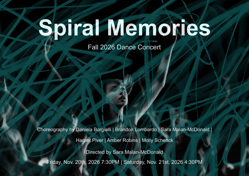 Flier for Dance Concert on Nov 20 and 21