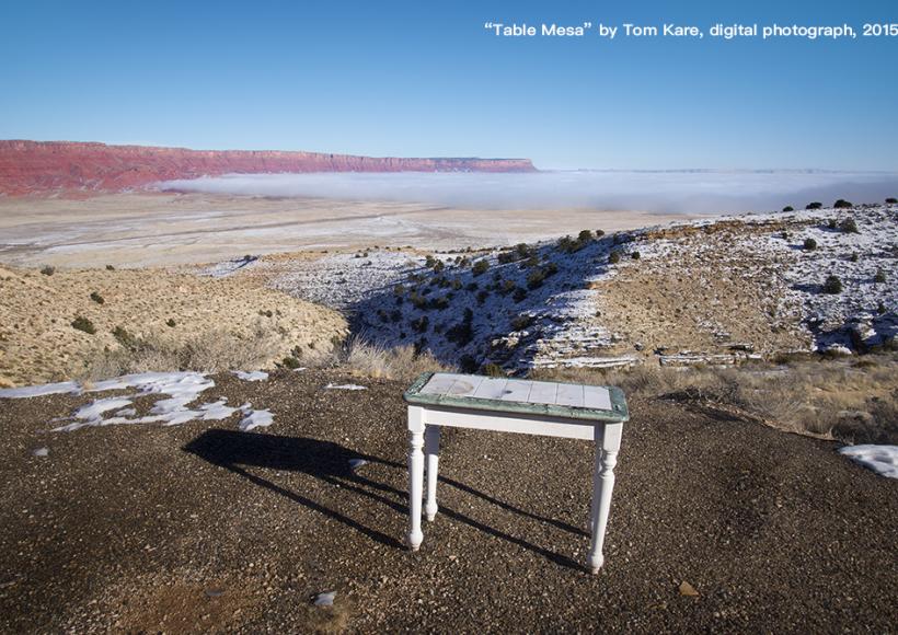 "Table Mesa" by Tom Klare, digital photograph, 2015