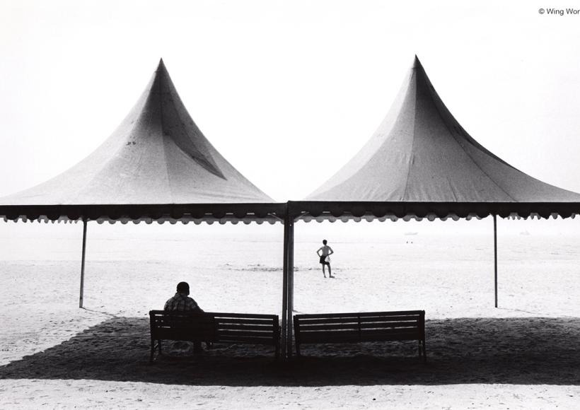 "By the Sea #65" by Wing Wong, silver gelatin print, 2012