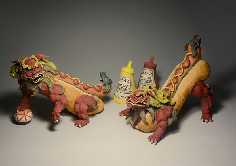 "Two Hot Dog Guardians" by Kazuma Sambe