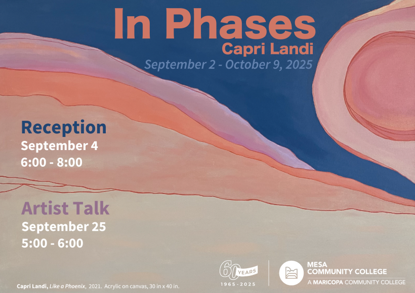 In Phases, Capri Landi September 2 through October 9, 2025 Reception September 4, 6 to 8 pm